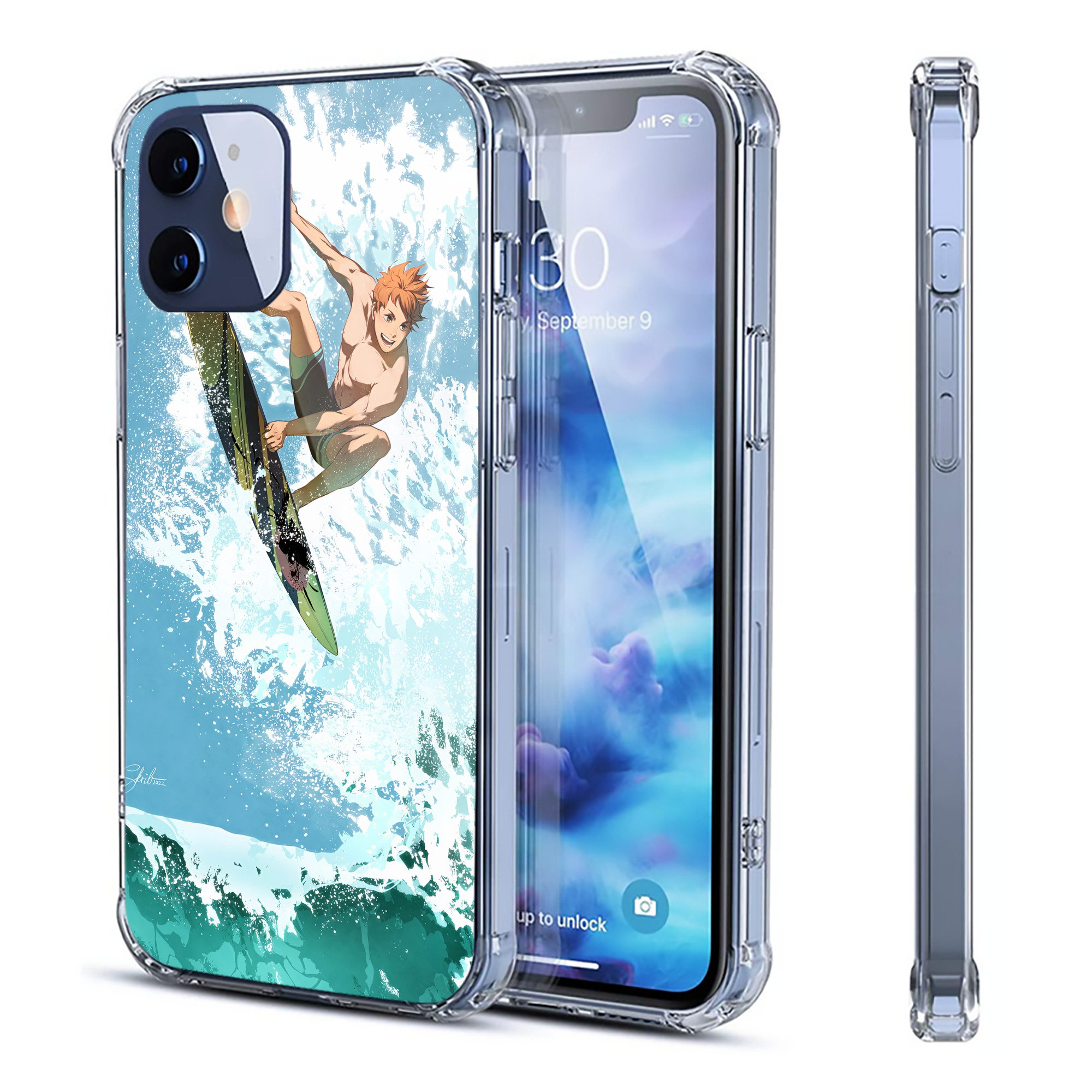 （画像用） ハイキュー!! Haikyu!! 【iPhone 12シリーズ対応】透明スマホケース（クリアソフトケース）